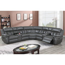 Poundex Power Reclining Sectional F86621 IMAGE 1