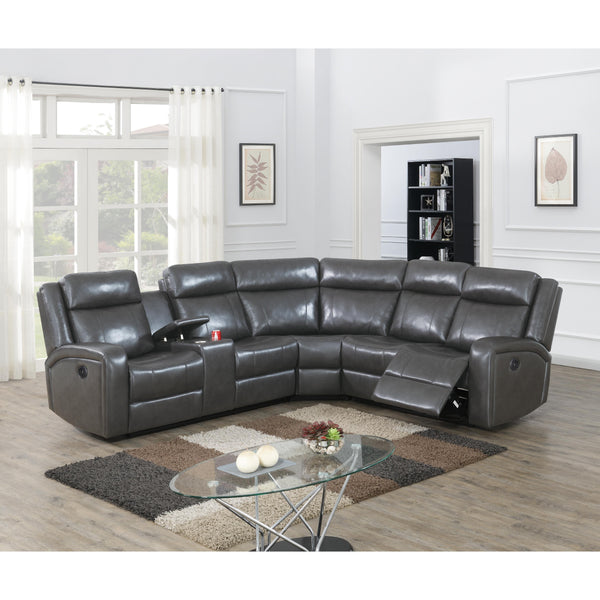 Poundex Power Reclining 3 pc Sectional F86627 IMAGE 1