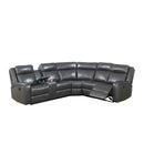 Poundex F86627 Power Reclining Sectional IMAGE 2