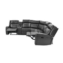 Poundex F8770 Manual Reclining Sectional IMAGE 2