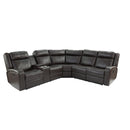 Poundex F8760 Manual Reclining Sectional IMAGE 2