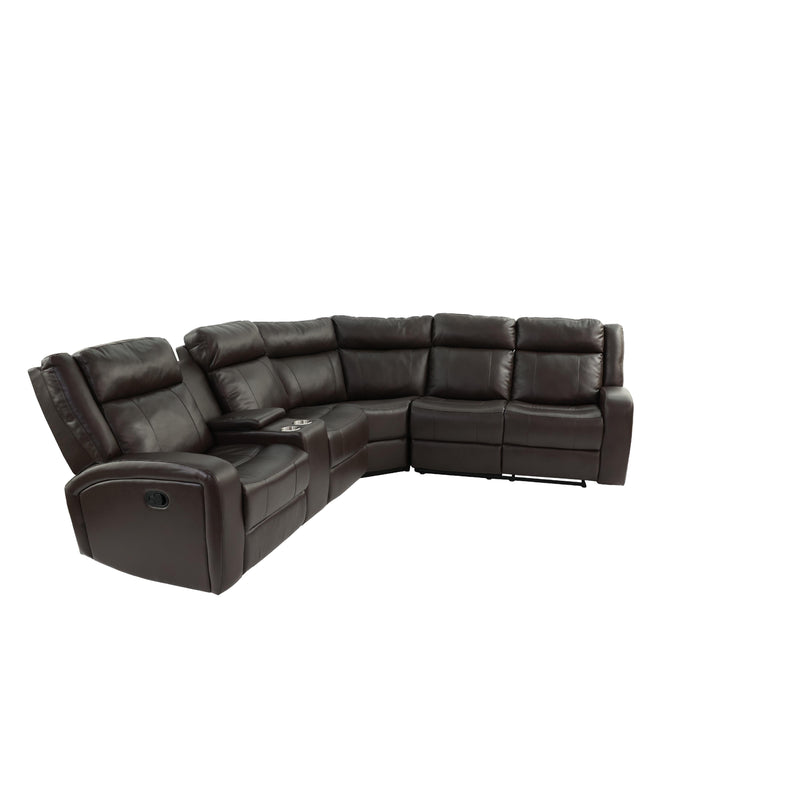 Poundex F8760 Manual Reclining Sectional IMAGE 5