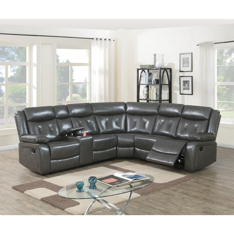 Poundex Reclining 3 pc Sectional F8750 IMAGE 1