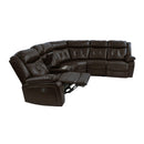 Poundex F8740 Manual Reclining Sectional IMAGE 2