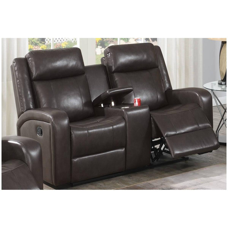 Poundex Power Reclining Loveseat F86392 IMAGE 1