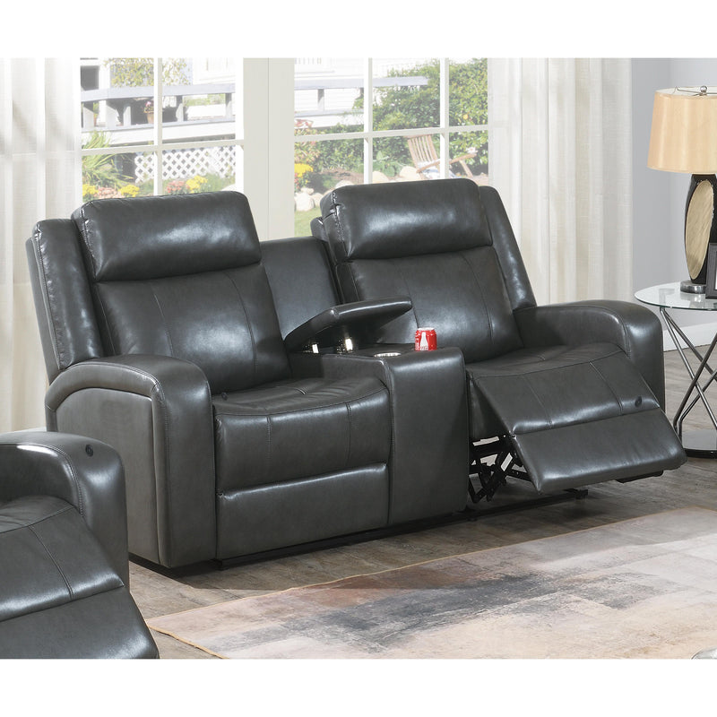 Poundex Reclining Loveseat F8765 IMAGE 1