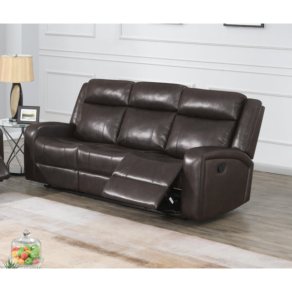Poundex Reclining Sofa F8763 IMAGE 1