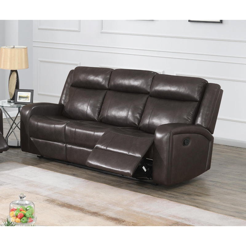Poundex Reclining Sofa F8763 IMAGE 1