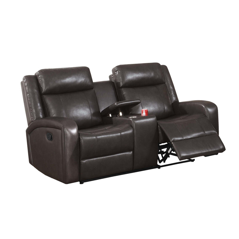 Poundex F8762 Manual Reclining Loveseat IMAGE 4