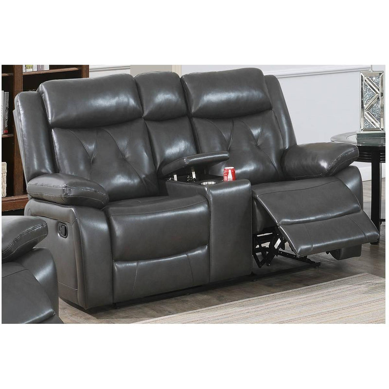 Poundex Power Reclining Loveseat F86388 IMAGE 1