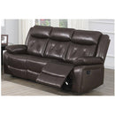 Poundex Reclining Sofa F86386 IMAGE 1