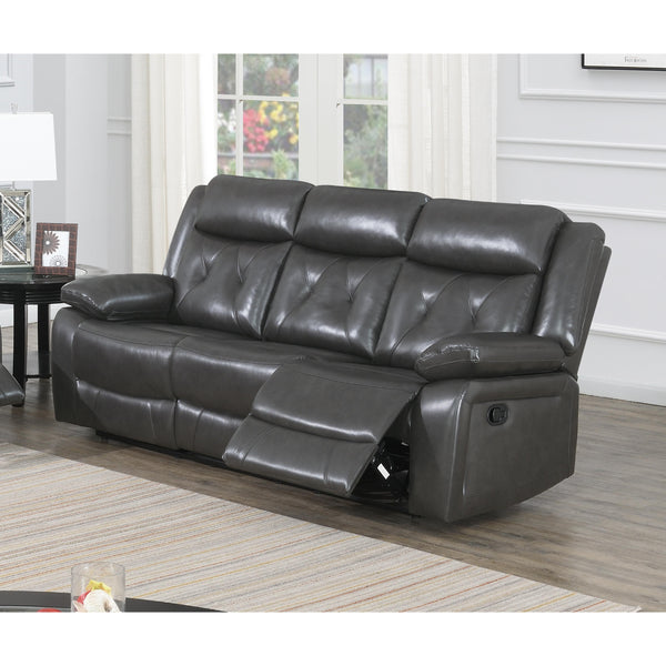 Poundex Reclining Sofa F8759 IMAGE 1