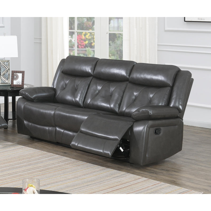 Poundex Reclining Sofa F8759 IMAGE 1