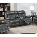 Poundex Reclining Loveseat F8758 IMAGE 1