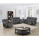 Poundex F8758 Manual Reclining Loveseat IMAGE 2