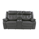 Poundex F8758 Manual Reclining Loveseat IMAGE 3
