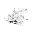 Poundex F8757 Manual Recliner Single IMAGE 5