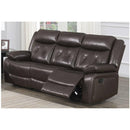 Poundex Reclining Sofa F8756 IMAGE 1