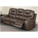 Poundex Power Reclining Sofa F86349 IMAGE 1