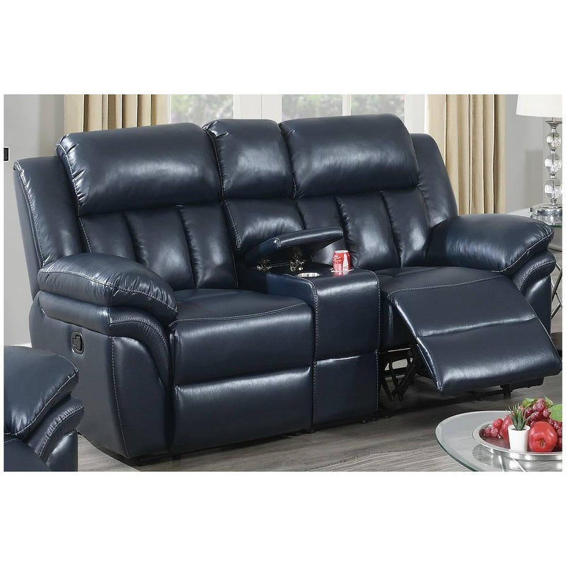 Poundex Power Reclining Loveseat F86332 IMAGE 1