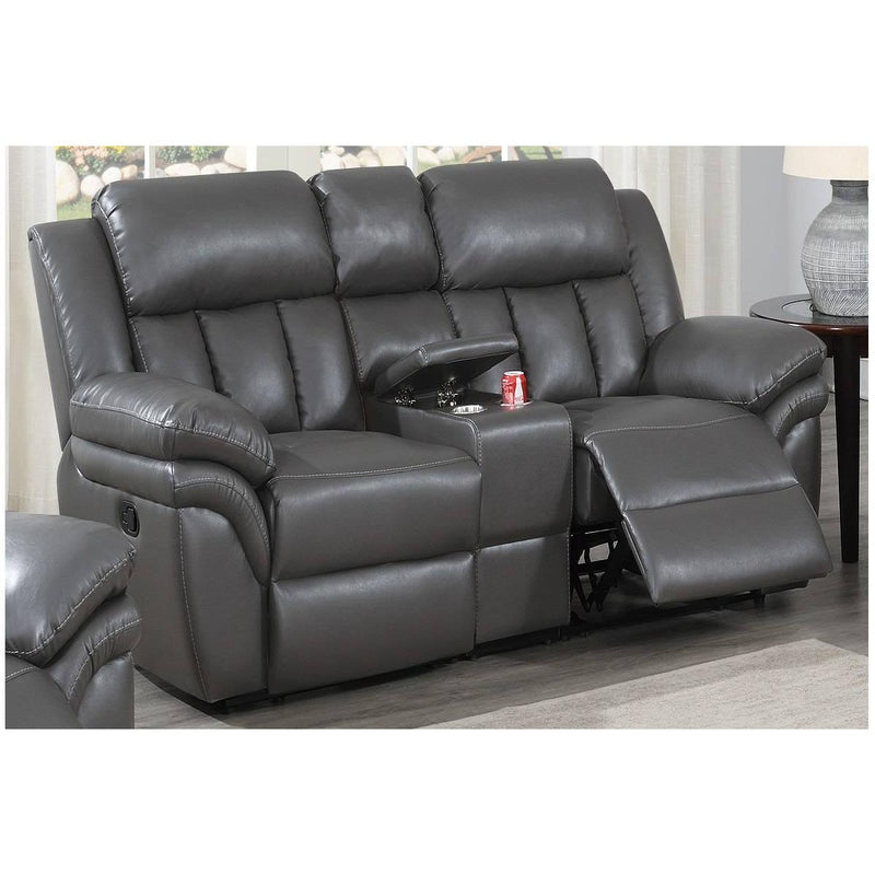 Poundex Reclining Loveseat F8705 IMAGE 1