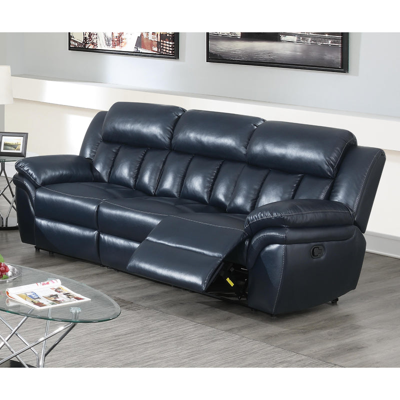 Poundex Reclining Sofa F8703 IMAGE 1