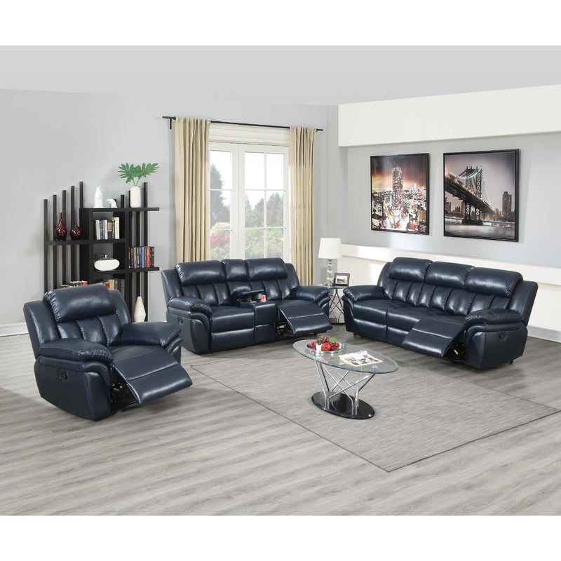 Poundex F8703 Manual Reclining Sofa IMAGE 2