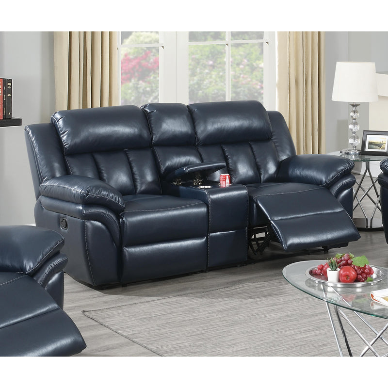 Poundex Reclining Loveseat F8702 IMAGE 1