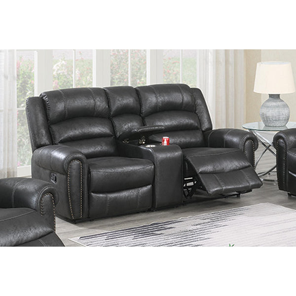 Poundex Power Reclining Loveseat F86352 IMAGE 1