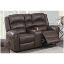 Poundex Reclining Loveseat F8725 IMAGE 1