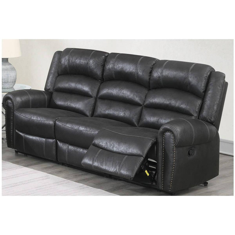 Poundex Reclining Sofa F8723 IMAGE 1