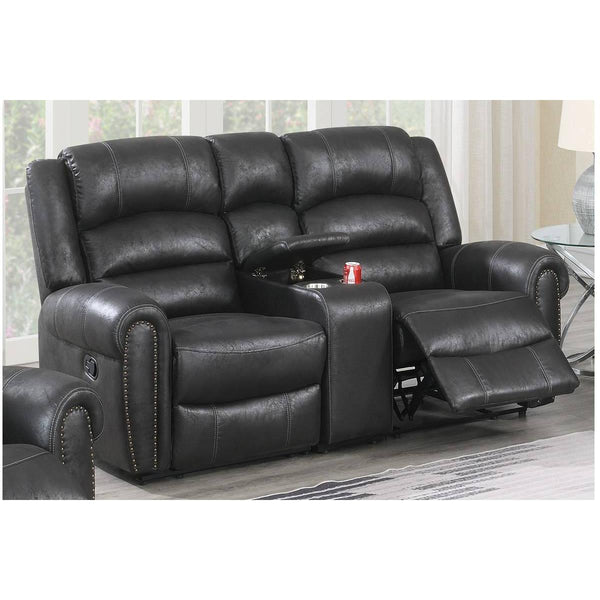 Poundex Reclining Loveseat F8722 IMAGE 1