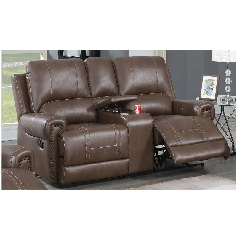 Poundex Power Reclining Loveseat F86338 IMAGE 1