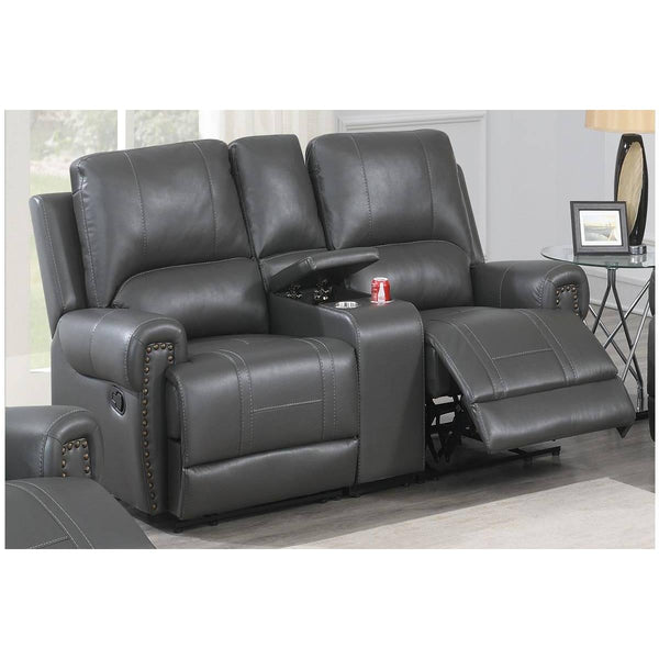 Poundex Reclining Loveseat F8712 IMAGE 1