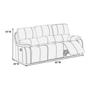 Poundex F86363 Power Reclining Sofa IMAGE 6