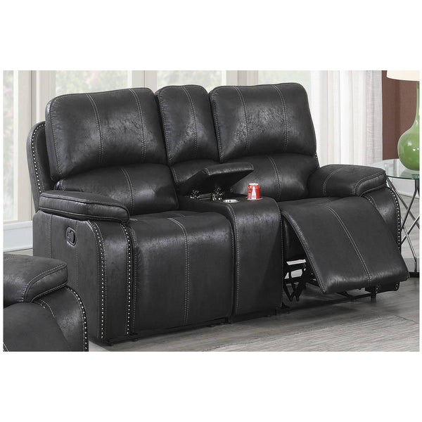 Poundex Power Reclining Loveseat F86358 IMAGE 1