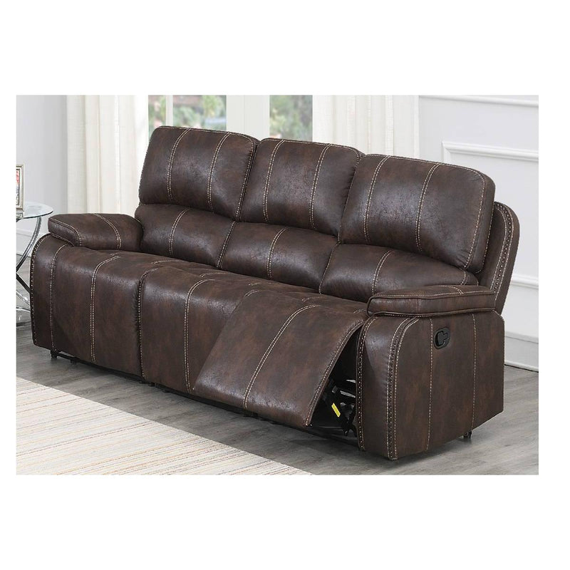 Poundex Reclining Sofa F8733 IMAGE 1
