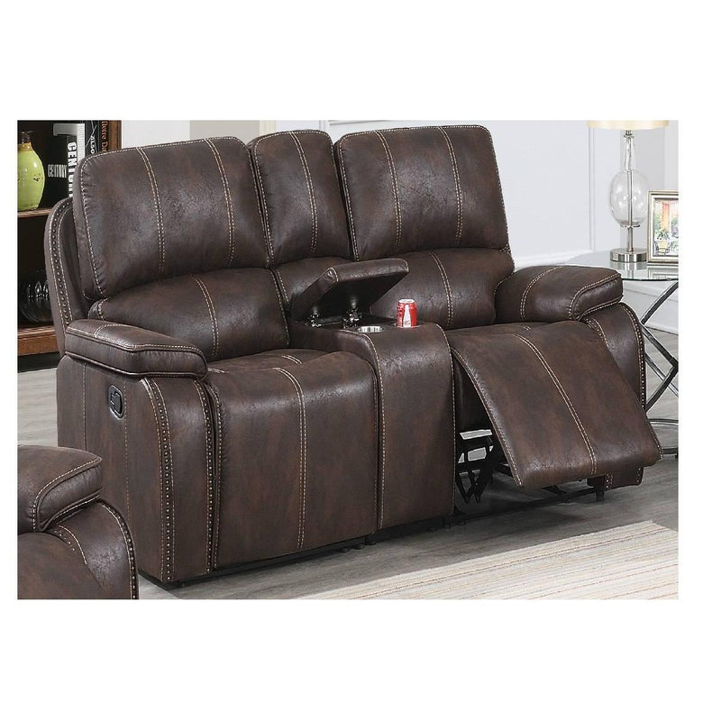 Poundex Reclining Loveseat F8732 IMAGE 1