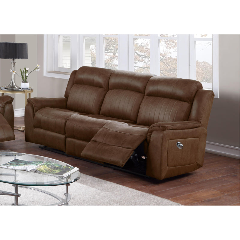 Poundex Power Reclining Sofa F86373 IMAGE 1