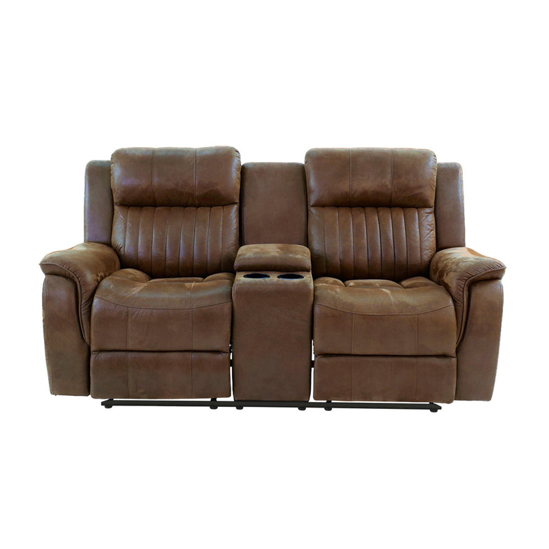 Poundex F86372 Power Reclining Loveseat IMAGE 3