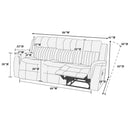 Poundex F8743 Manual Reclining Sofa IMAGE 10