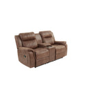 Poundex F8742 Manual Reclining Loveseat IMAGE 4