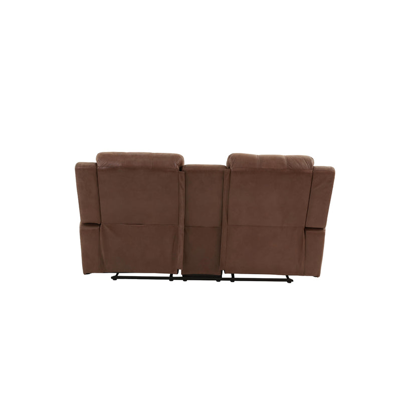 Poundex F8742 Manual Reclining Loveseat IMAGE 6