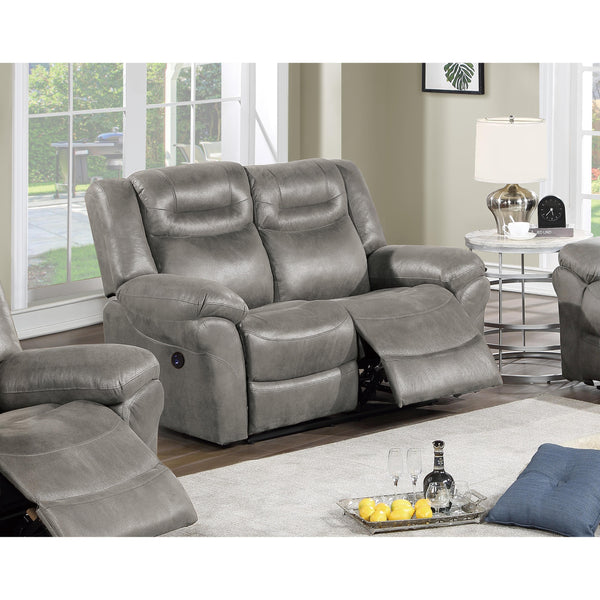 Poundex Power Reclining Loveseat F86368 IMAGE 1
