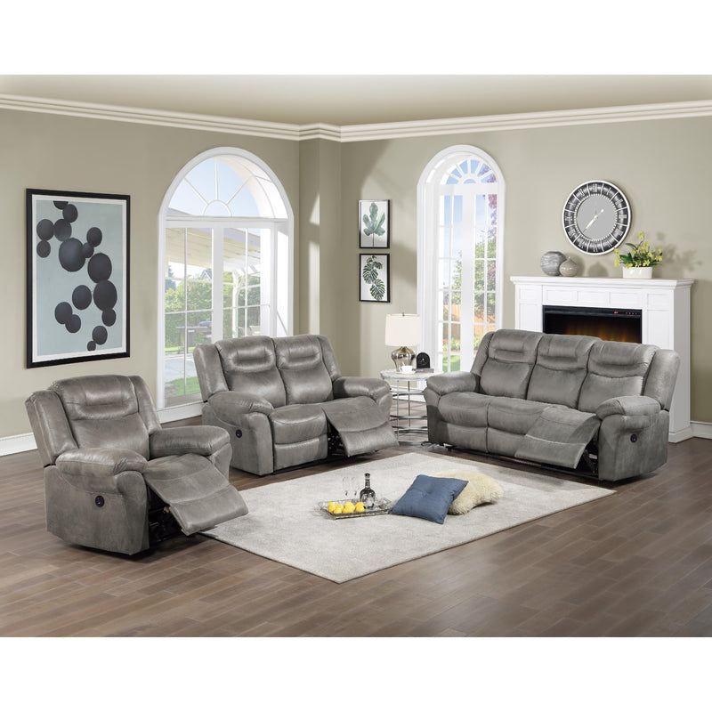 Poundex F86368 Power Reclining Loveseat IMAGE 2