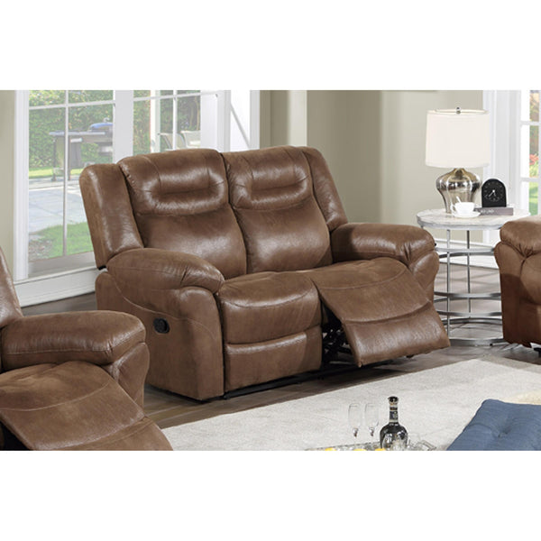 Poundex Reclining Loveseat F86365 IMAGE 1
