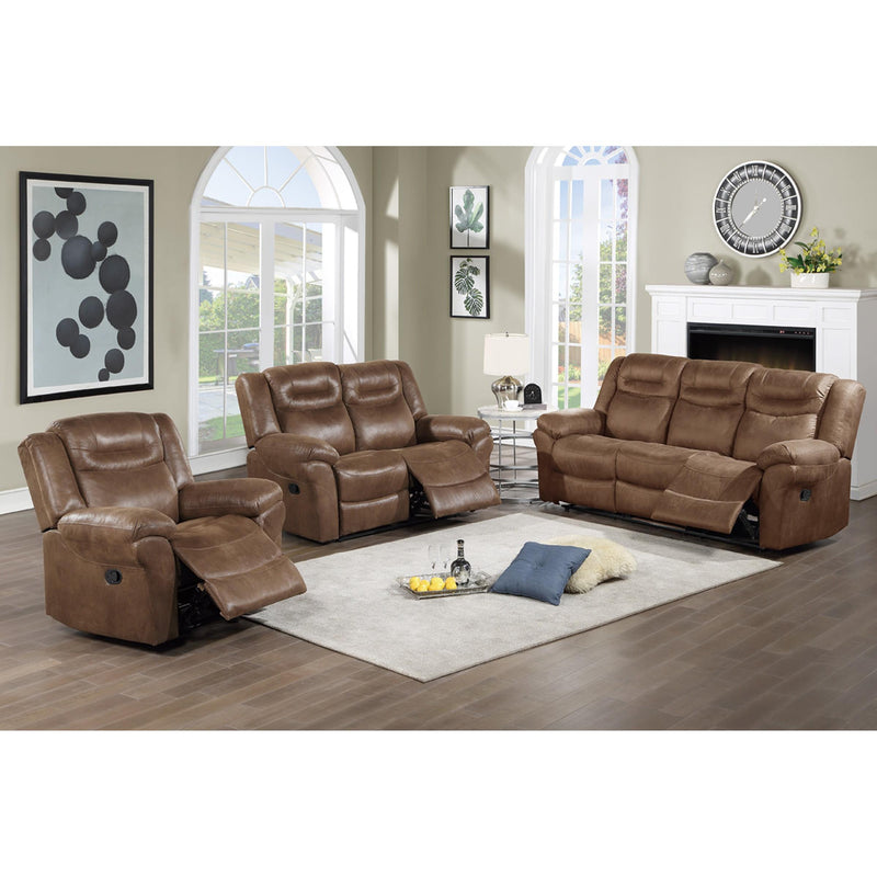 Poundex F86365 Power Reclining Loveseat IMAGE 2