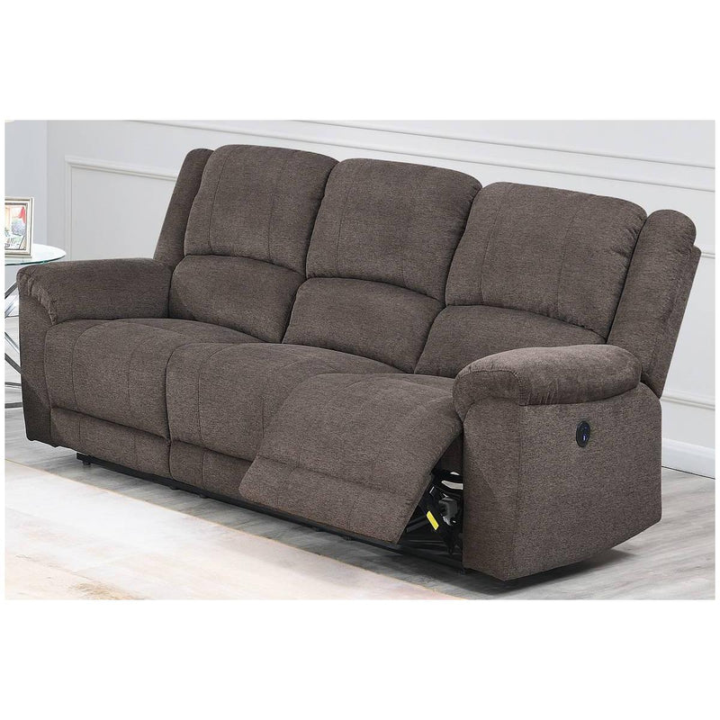 Poundex Power Reclining Sofa F86216 IMAGE 1
