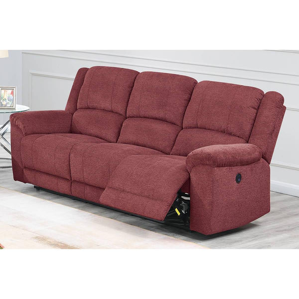 Poundex Power Reclining Sofa F86219 IMAGE 1