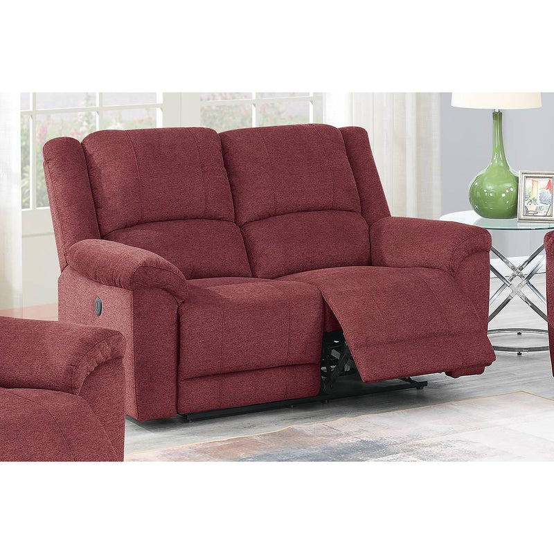 Poundex Power Reclining Loveseat F86218 IMAGE 1